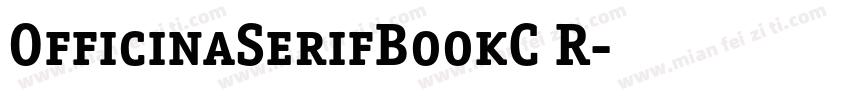 OfficinaSerifBookC R字体转换